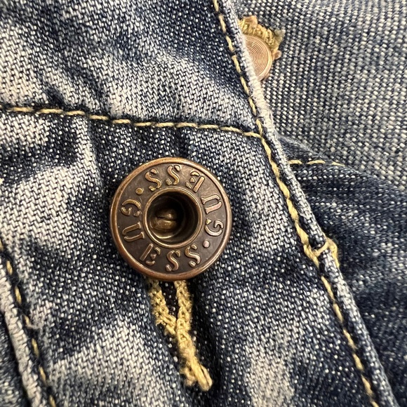 GUESS JEANS Chucky Halloween Y2K Bib Overalls - Picture 11 of 16